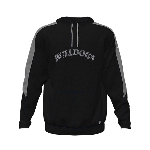 [CUS-DFW-HOOD-FLC-LSL-BLK-YXS-LOGO1] Hoodie (Youth XS, Black, Logo 1)