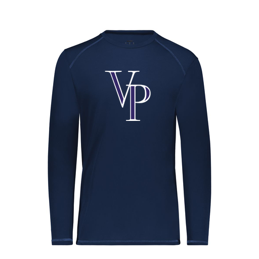 [6845.065.S-LOGO3] Men's SoftTouch Long Sleeve (Adult S, Navy, Logo 3)