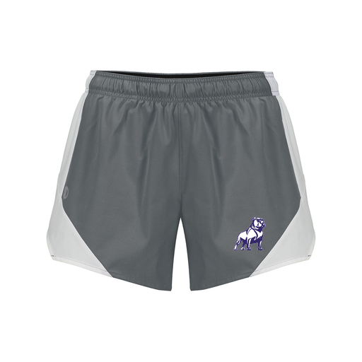 [229489.R04.S-LOGO2] Girls Olympus Shorts (Female Youth S, Gray, Logo 2)