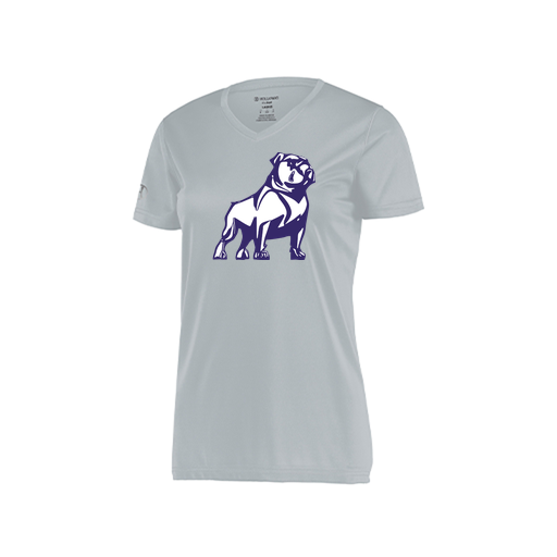 [222820.099.S-LOGO2] Ladies Movement Dri Fit Shirt (Female Adult S, Silver, Logo 2)