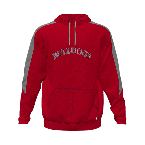 [CUS-DFW-HOOD-FLC-LSL-RED-YXS-LOGO1] Hoodie (Youth XS, Red, Logo 1)