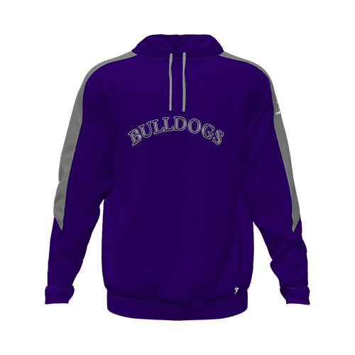 [CUS-DFW-HOOD-FLC-LSL-PUR-YXS-LOGO1] Hoodie (Youth XS, Purple, Logo 1)
