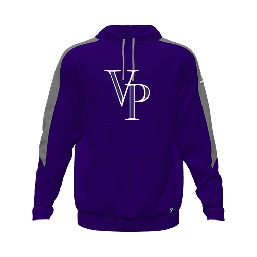 [CUS-DFW-HOOD-FLC-LSL-PUR-YXS-LOGO3] Hoodie (Youth XS, Purple, Logo 3)