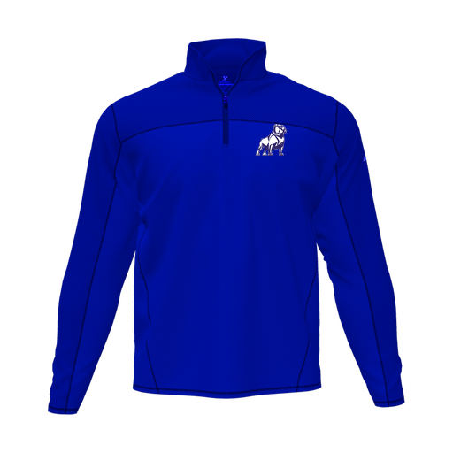[CUS-DFW-QTRZ-PER-LSL-RYL-AS-LOGO2] Quarter Zip Pullover (Adult S, Royal, Logo 2)