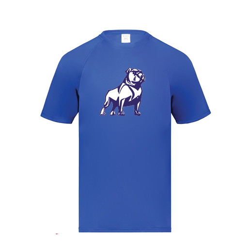 [2791.060.S-LOGO2] Youth Smooth Sport T-Shirt (Youth S, Royal, Logo 2)