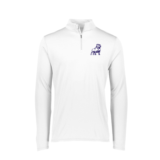 [2787.005.XS-LOGO2] Ladies Dri Fit 1/4 Zip Shirt (Female Adult XS, White, Logo 2)