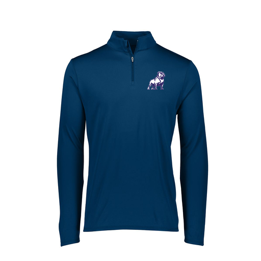 [FTLQFLNV-FAXS-LOGO2] Decker Women's Flex-Lite 1/4 Zip Shirt (Female Adult XS, Navy, Logo 2)