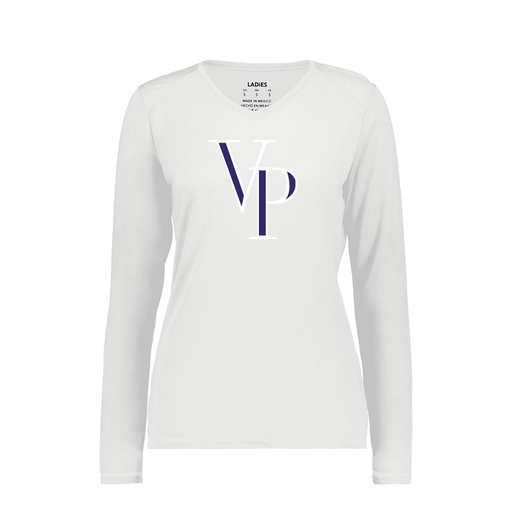 [6847.005.XS-LOGO3] Women's SoftTouch Long Sleeve (Female Adult XS, White, Logo 3)