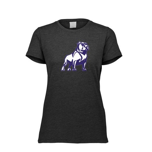 [FTSCUBBK-FAXS-LOGO2] Decker Women's Tri-Blend T-Shirt - Short Sleeve (Female Adult XS, Black, Logo 2)