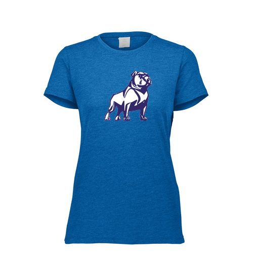 [FTSCUBRY-FAXS-LOGO2] Decker Women's Tri-Blend T-Shirt - Short Sleeve (Female Adult XS, Royal, Logo 2)