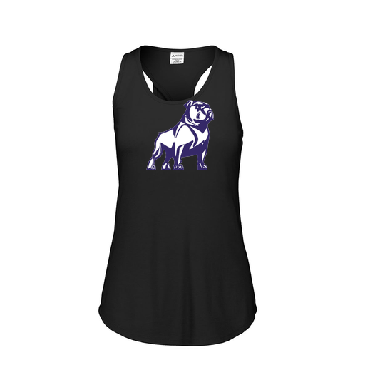 [3078.K94.S-LOGO2] Ladies Tri Blend Tank Top (Female Adult S, Black, Logo 2)