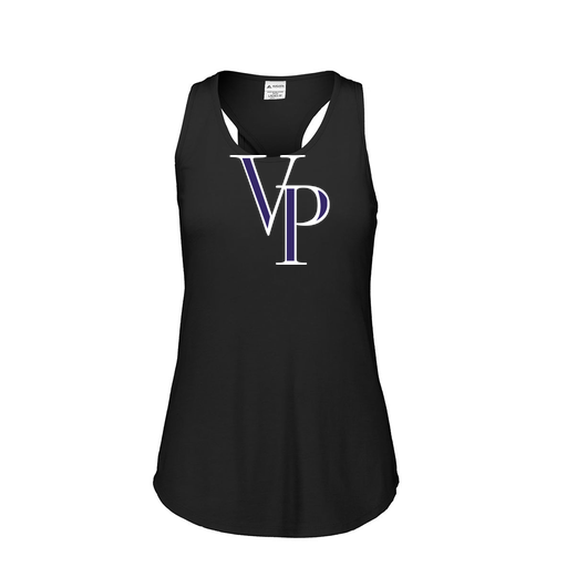 [3078.K94.S-LOGO3] Ladies Tri Blend Tank Top (Female Adult S, Black, Logo 3)