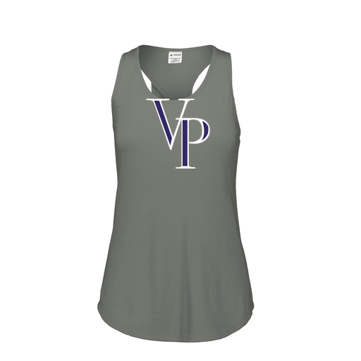 [3078.013.S-LOGO3] Ladies Tri Blend Tank Top (Female Adult S, Gray, Logo 3)