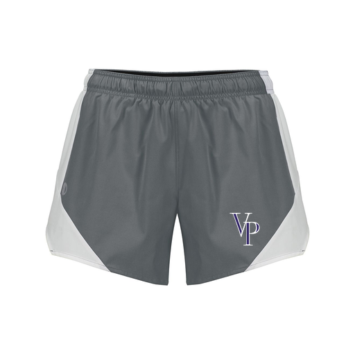 [229489.R04.S-LOGO3] Girls Olympus Shorts (Female Youth S, Gray, Logo 3)