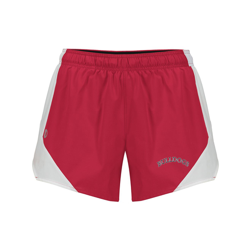 [229489.H01.S-LOGO1] Girls Olympus Shorts (Female Youth S, Red, Logo 1)