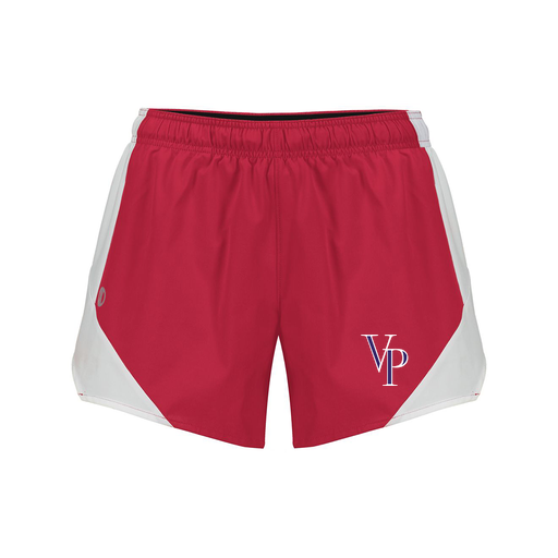 [229489.H01.S-LOGO3] Girls Olympus Shorts (Female Youth S, Red, Logo 3)