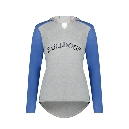[6902.28V.XS-LOGO1] Ladies Vintage Hoodie (Female Adult XS, Royal, Logo 1)