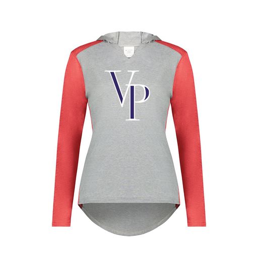 [6902.27V.XS-LOGO3] Ladies Vintage Hoodie (Female Adult XS, Red, Logo 3)