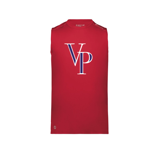 [222593.083.S-LOGO3] Men's CoolDry TankTop (Adult S, Red, Logo 3)