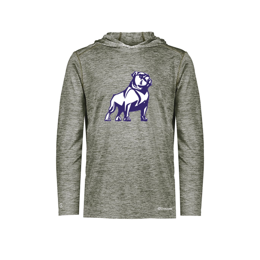 [FOLHCGGY-AS-LOGO2] Decker Men's Charge Hoodie (Adult S, Gray, Logo 2)