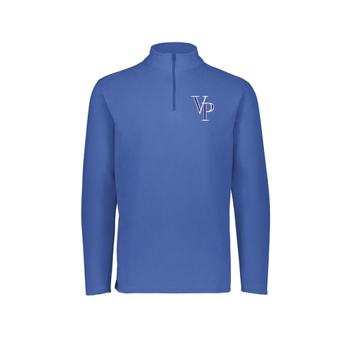 [6863.060.XS-LOGO3] Men's MicroFleece 1/4 Zip Pullover (Adult XS, Royal, Logo 3)