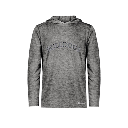 [FOLHCGBK-YS-LOGO1] Decker Youth Charge Hoodie (Youth S, Black, Logo 1)