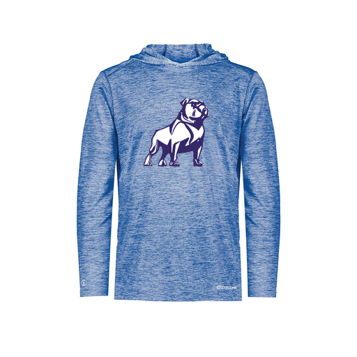 [FOLHCGRY-YS-LOGO2] Decker Youth Charge Hoodie (Youth S, Royal, Logo 2)