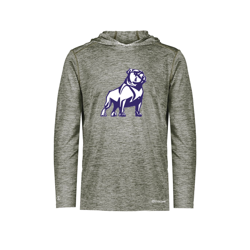 [FOLHCGGY-YS-LOGO2] Decker Youth Charge Hoodie (Youth S, Gray, Logo 2)