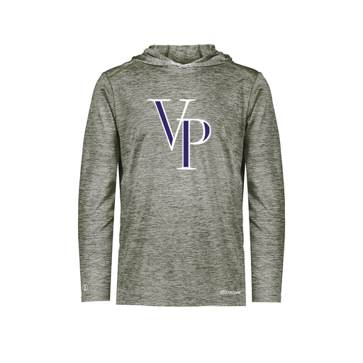 [FOLHCGGY-YS-LOGO3] Decker Youth Charge Hoodie (Youth S, Gray, Logo 3)