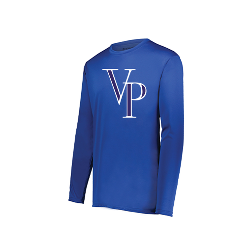 [222822.060.XS-LOGO3] Men's LS Smooth Sport Shirt (Adult XS, Royal, Logo 3)