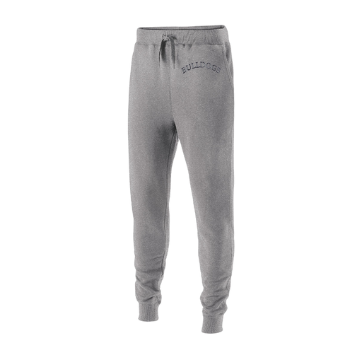 [229648.017.S-LOGO1] Youth 60/40 Fleece Jogger (Youth S, Silver, Logo 1)