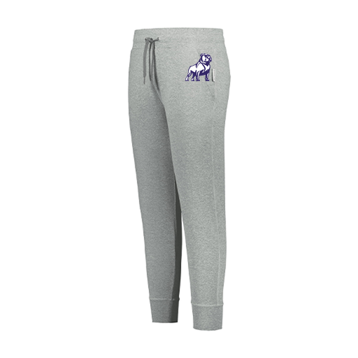 [222799.013.XS-LOGO2] LADIES VENTURA SOFT KNIT JOGGER (Female Adult XS, Silver, Logo 2)