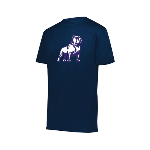 [222819.065.XXS-LOGO2] Youth Movement Dri Fit Shirt (Youth XXS, Navy, Logo 2)